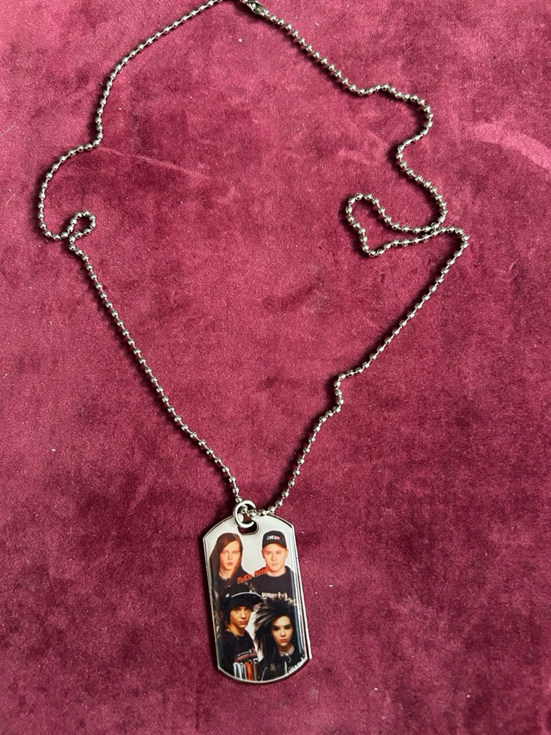 Tokio hotel halsband i rostfritt stål