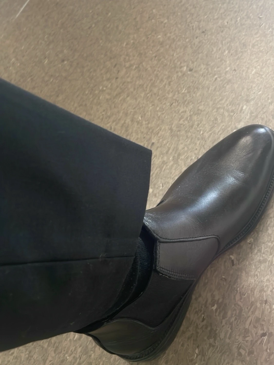 Svarta stövletter i läder - 2