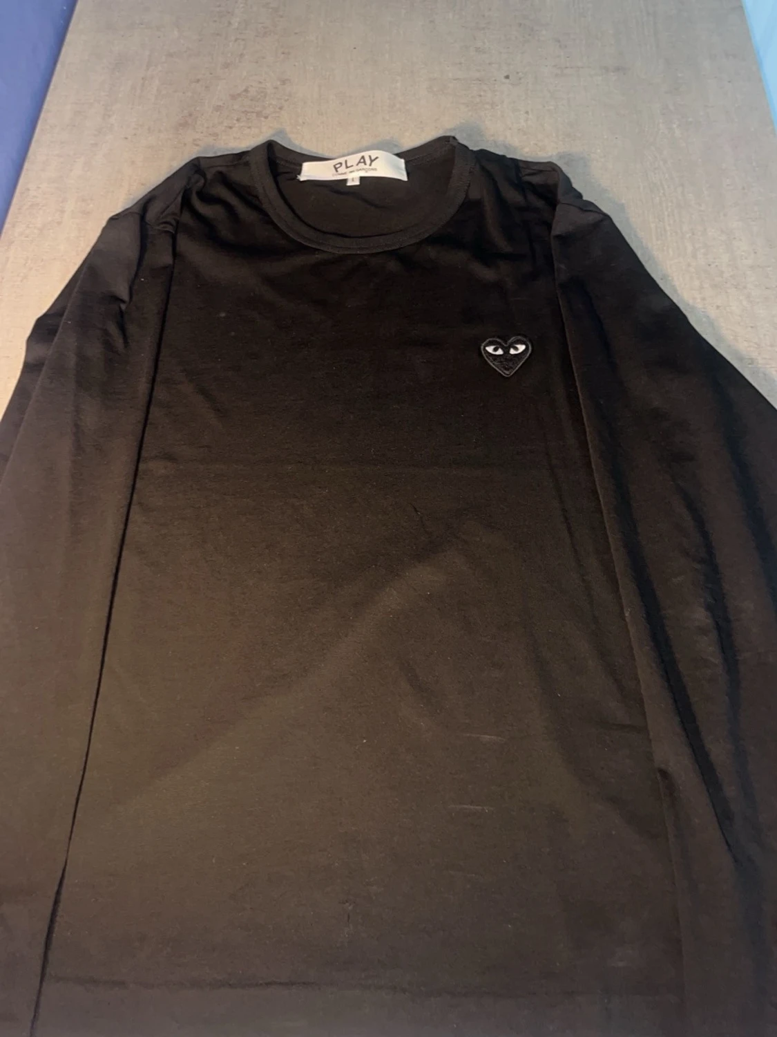 Svart långärmad topp från Comme des Garçons - 1