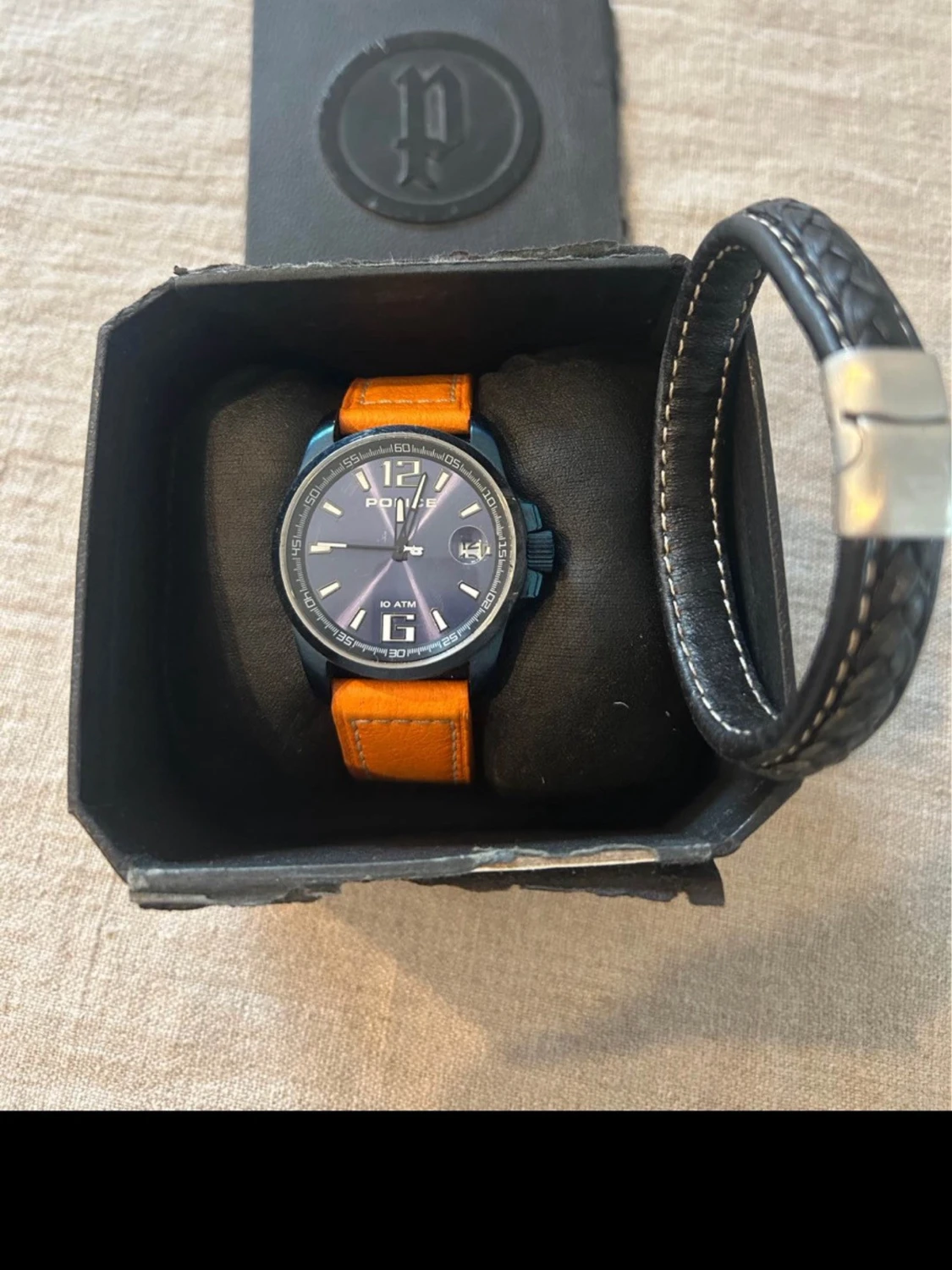 Police Lancer 45mm Herrklocka/Armband - 1