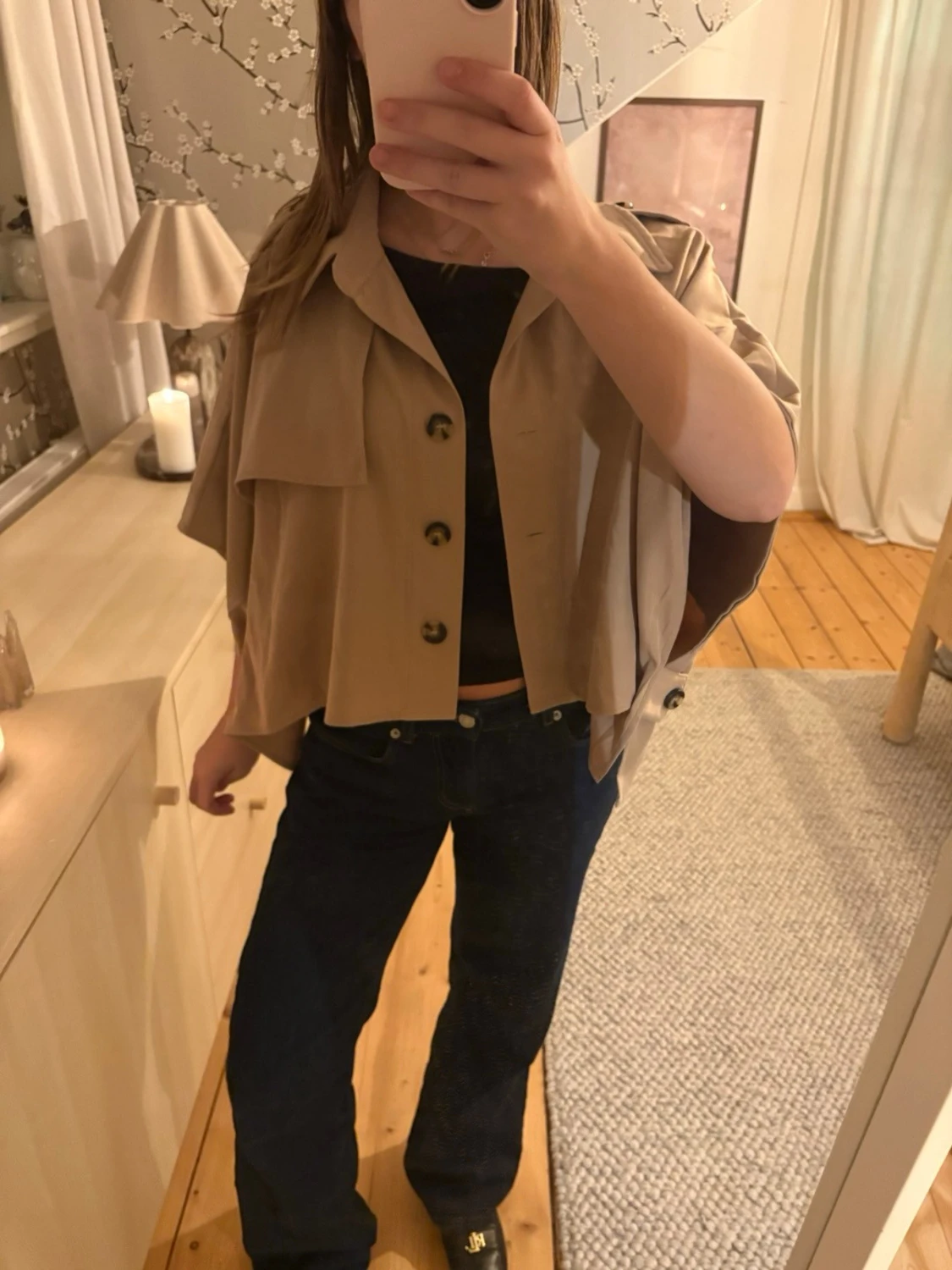 Trench coat cape 