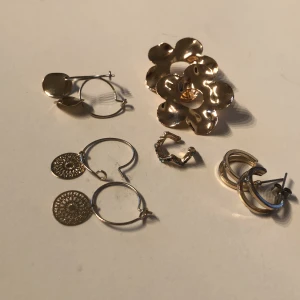 Guld örhängen  - Guld örhängen, 10 kr för var och en. Har aldrig använt dem är och inte min still längre.