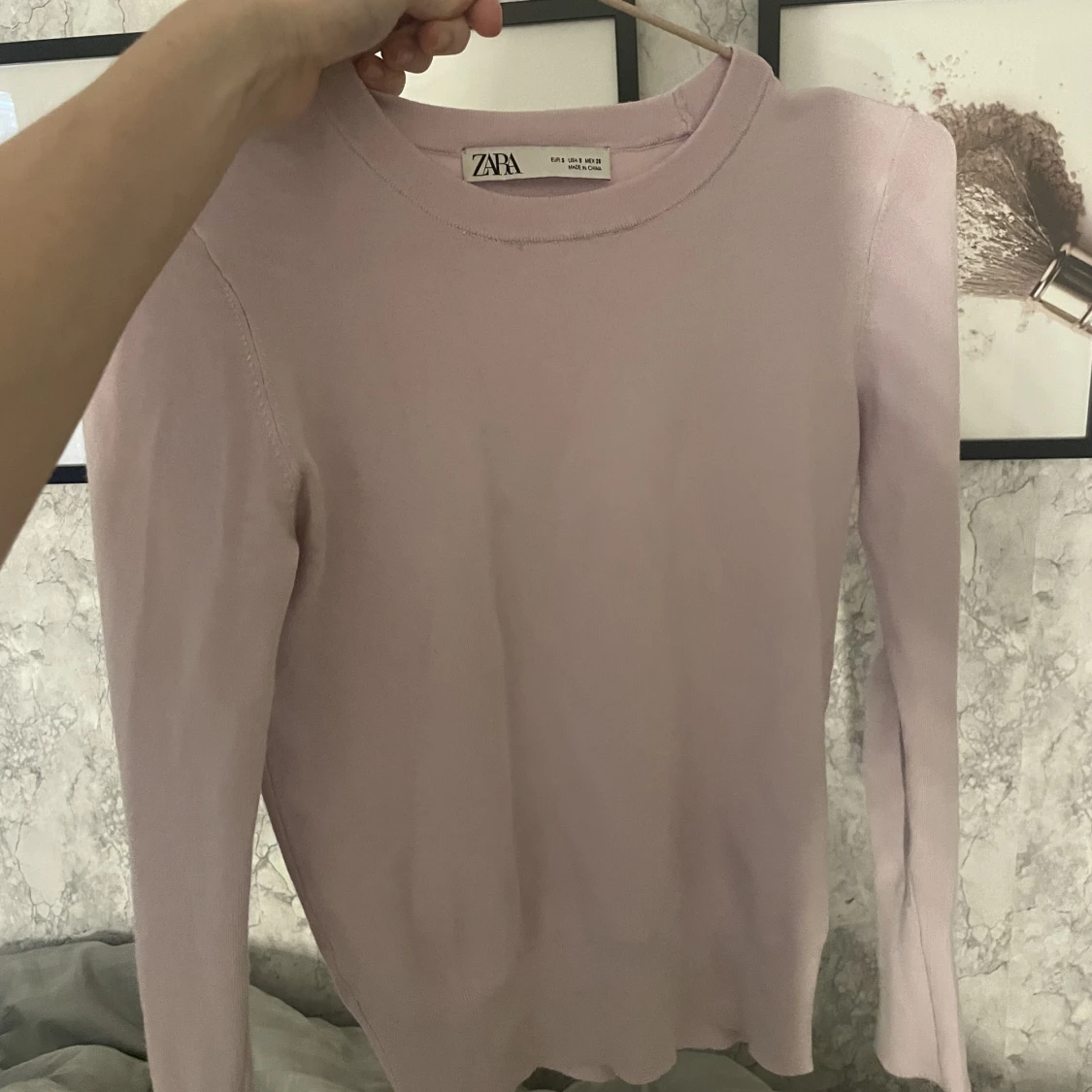 Lila zara tröja med knappar - 91