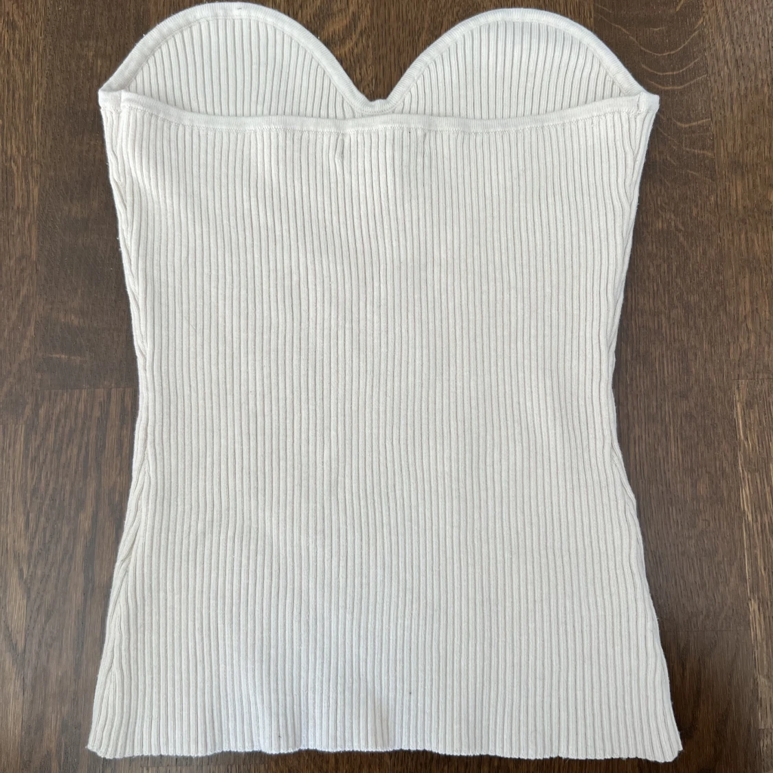 Ribstickad tubtop - 90