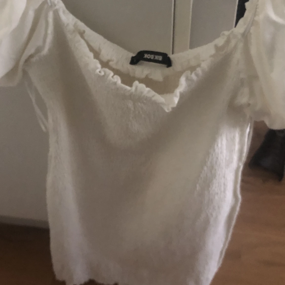 Vit klänning medellång