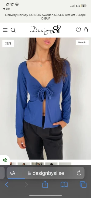 Design by si - Säljer mig trendiga topp från design by si i färgen blue för ja inte lyckades byta här på plick. Jätte fint skick då den knappt är använd💕skriv gärna privat om du har frågor😋💕KAN ÄVEN BYTA MOT ANNAN FÄRG I SAMMA STRL OM ÖNSKAS👍💕💕