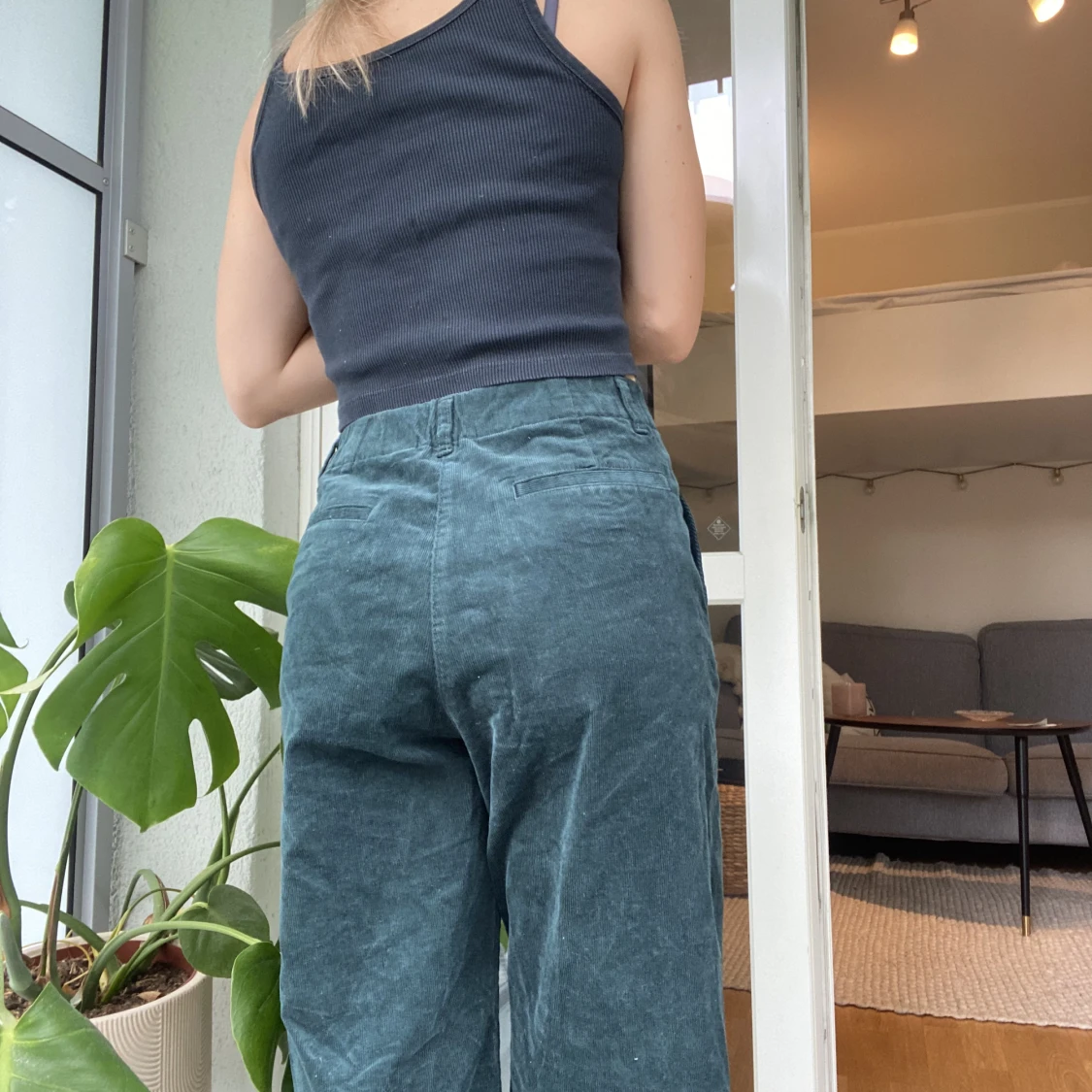 Gröna Manchesterbyxor - 91