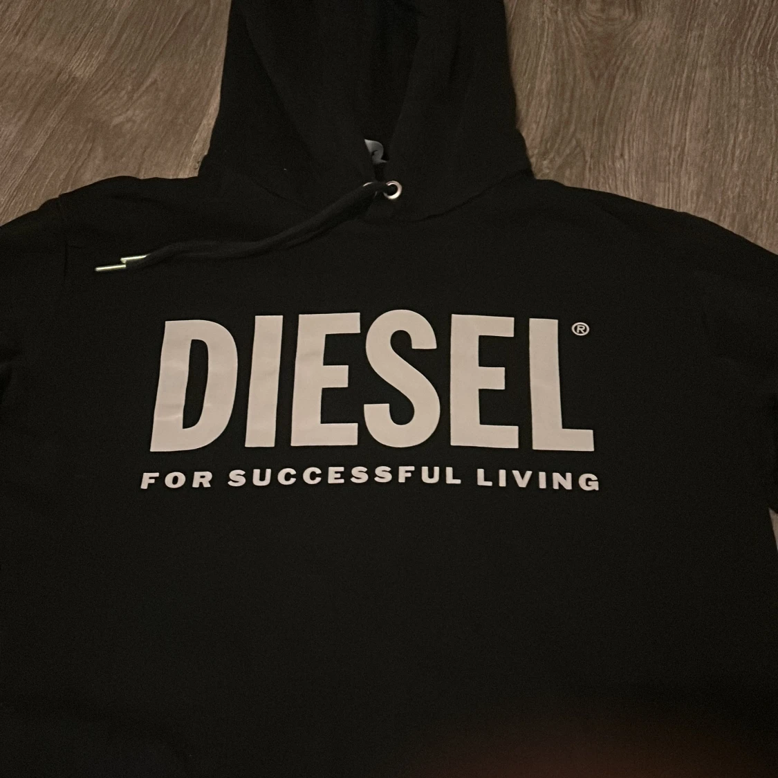 Svart diesel hoodie 