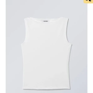 weekday top - weekday annie boatneck top i vitt storlek s