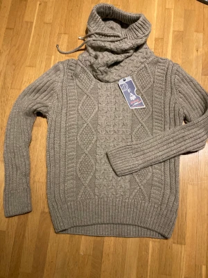 ny stickad tröja herr - FAY BRAND stickad tröja med hög krage 