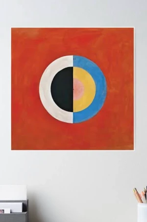 Hilma af Klint poster 1x1 m - Helt ny! 