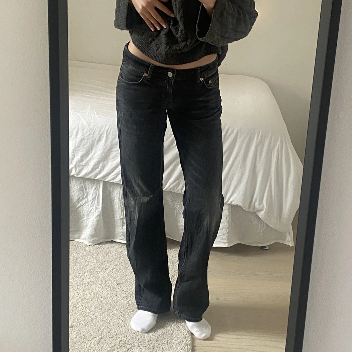 Lågmidjade jeans