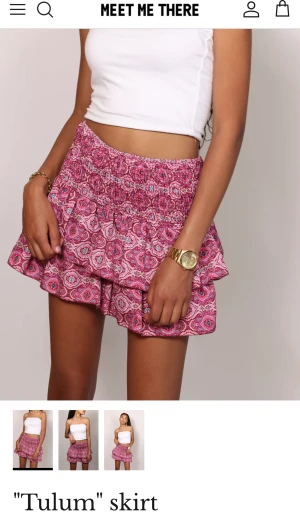 Tulum Skirt/kjol - Säljer min snygga kjol som är från meet me there. Jätte bra skick! Jätte strechtigt material