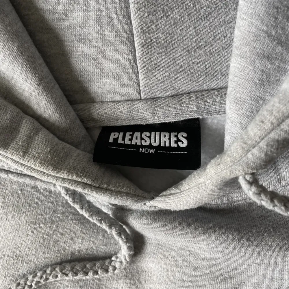 As snygg pleasures hoodie med tryck i 7/10 tryck då den är lite nopprig men annars i jättebra skick köpt för 799, skriv om du har någon fundering . Hoodies.