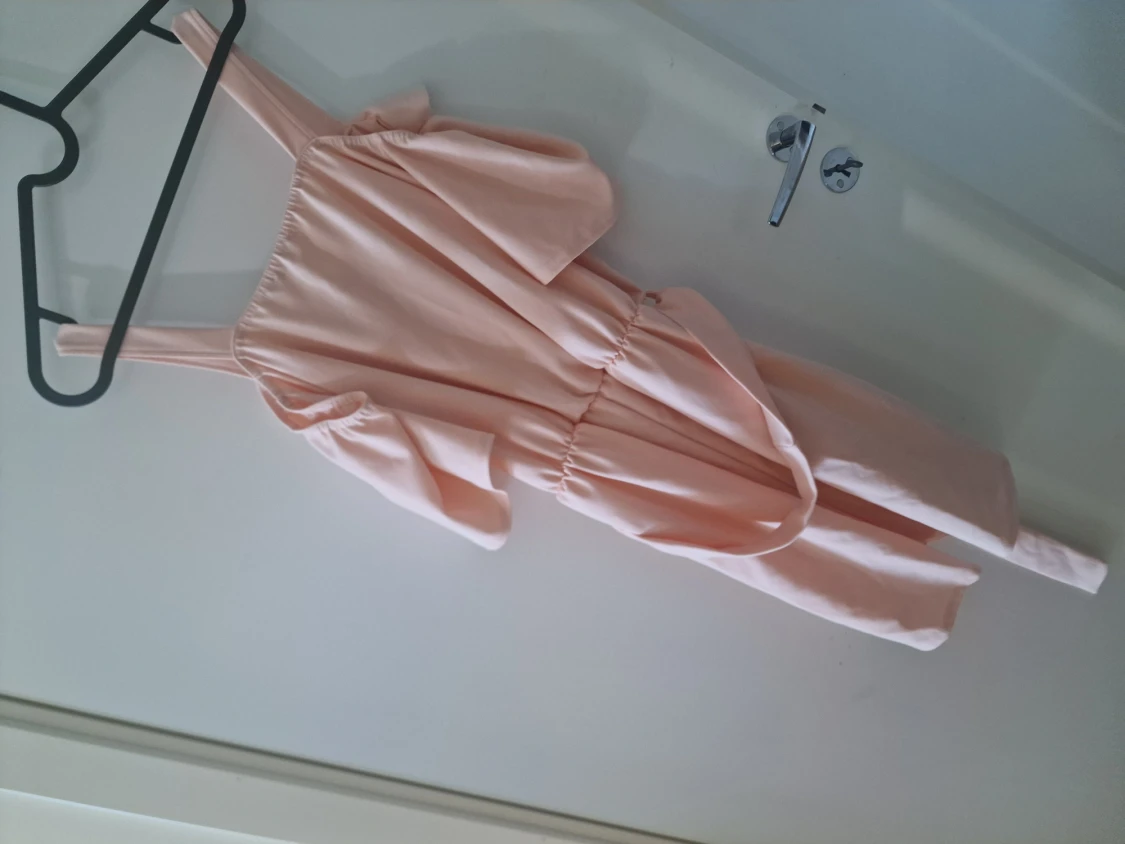 Rosa plussize-klänning Booho - 91