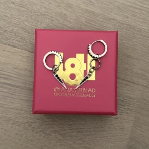 Lotta Hasselblad örhängen - Säljer dessa superfina örhängen från Lotta Hasselblad, orginalpriset är 350kr st, men jag säljer båda för  450kr då jag även bjuder på frakt🫶🏻(se även att ena örhänget är längre) 