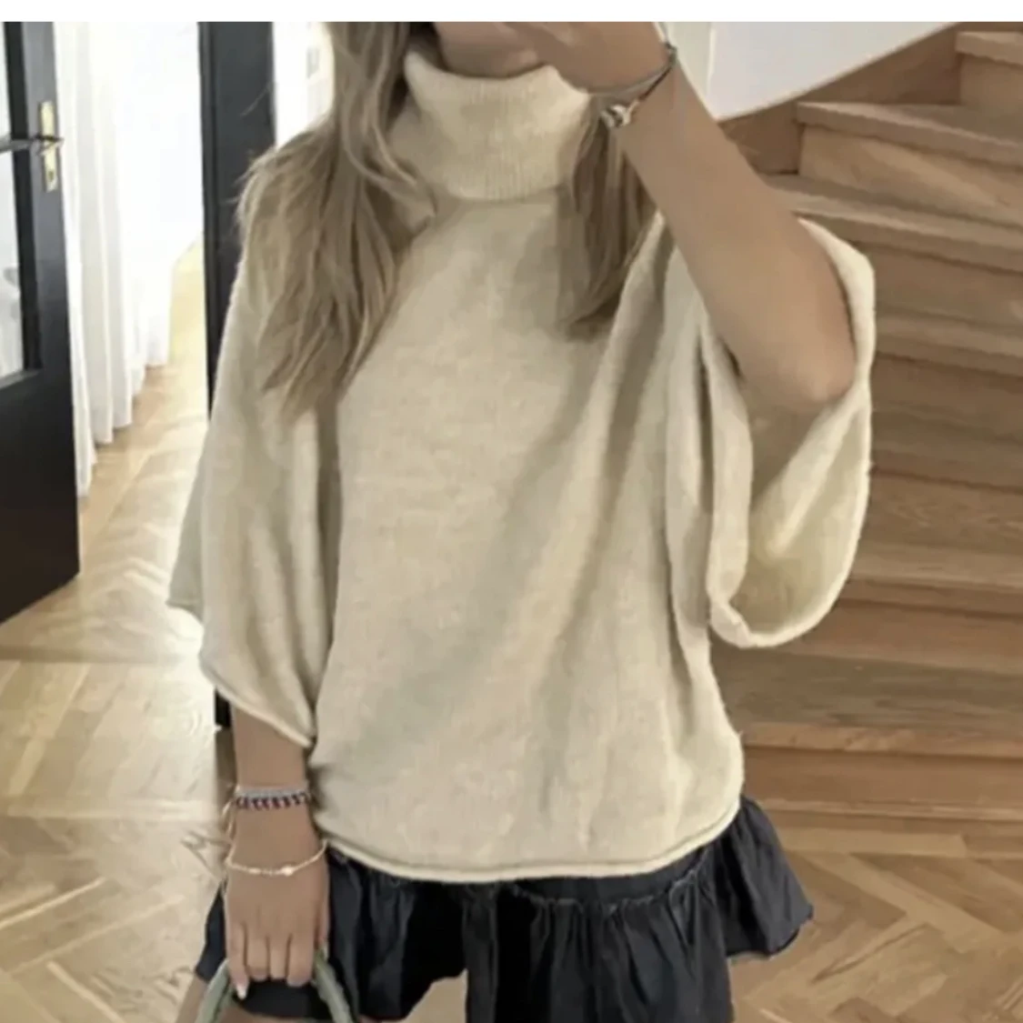 Stickad zara tröja  - 90