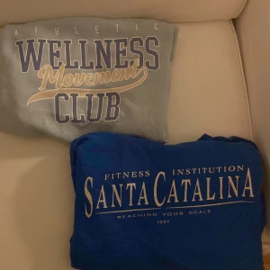 Tröjor💙 - Två hoodies från ginatricot.En av dem är verkligen blå och i storlek xs och andra väldigt baby blå och är i xxs men båda passar s perfekt 💙