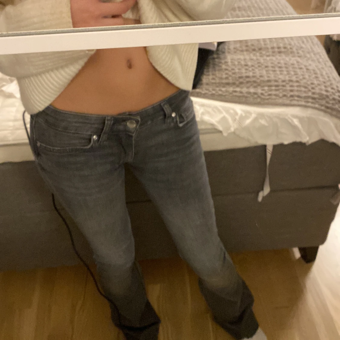 Lågmidjade jeans  - 90