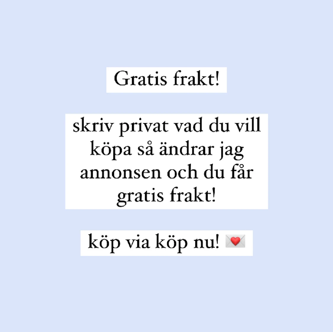 Gratis frakt  - 90
