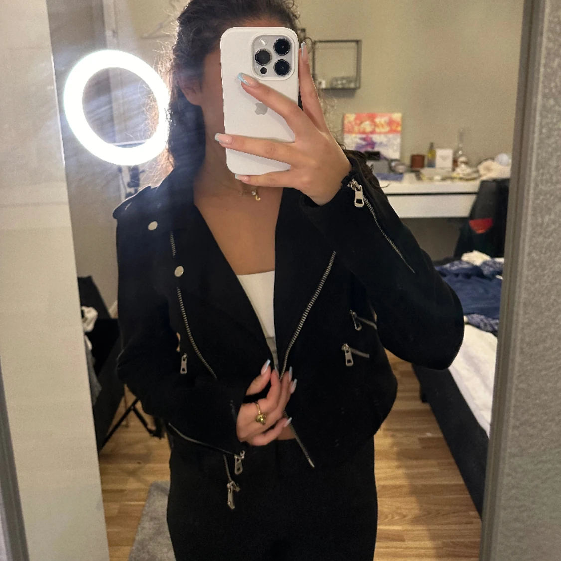 Mocka jacka svart - 90