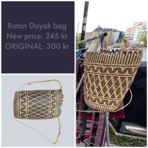 Unik väska traditionell för Dayak befolkningen i Indonesien och Malaysia