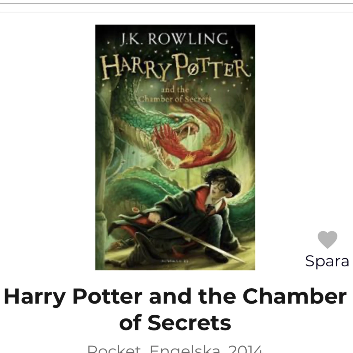 Harry Potter & chamber of secret 