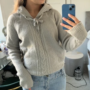 Stickad hoodie!  - Snygg stickad hoodie!