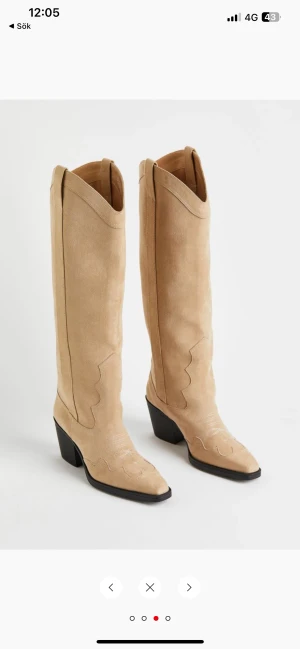Hm cowboyboots  - Köpta i våras. Fina i skick. 🤠💗