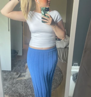 Lågmidjad kjol - Blå lågmidjad kjol från zara som är helt oanvänd med prislappen kvar!