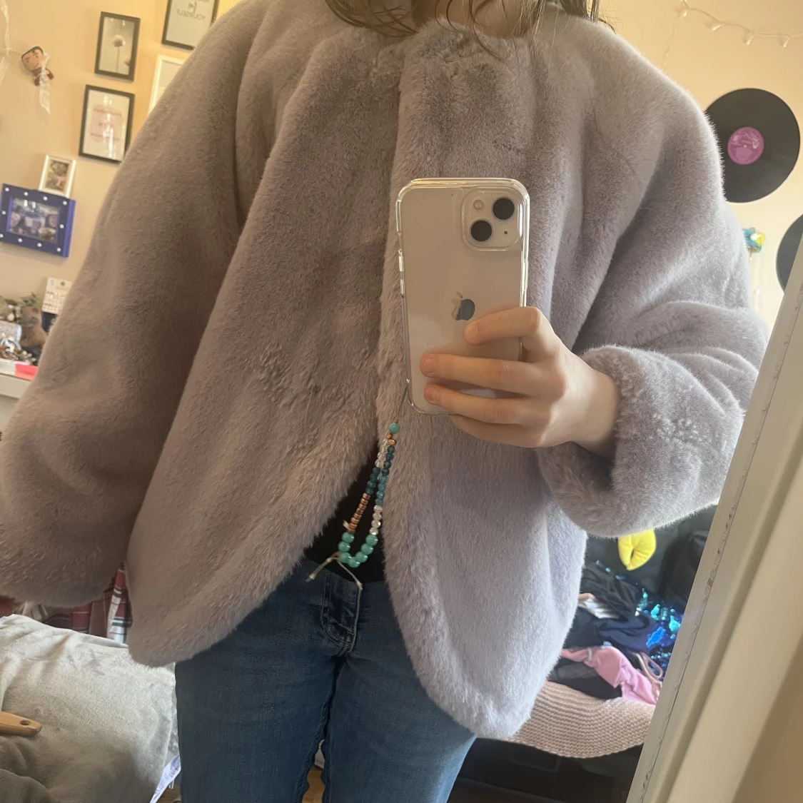 Fluffig jacka - 90