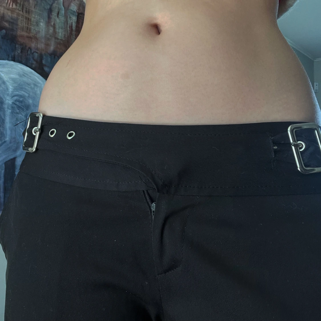 Lågmidjade Kostymbyxor  - 90