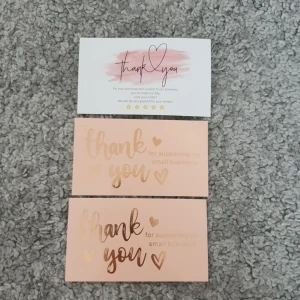 Tackkort  - 3 st tackkort=5-20 kr