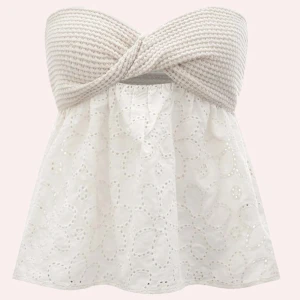 Topp  - Säljer denna superfina sommartopp,nyskick,bara testad,den var tyvärr lite för tajt på mig💕