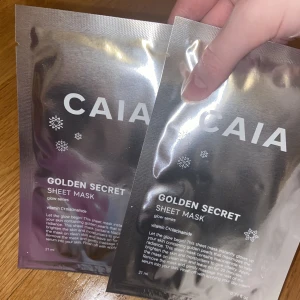 Caia Cosmetics golden secret sheet mask - 2 stycken helt nya oöppnad 