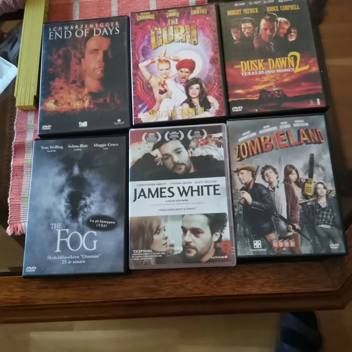 6 st dvd filmer blandat