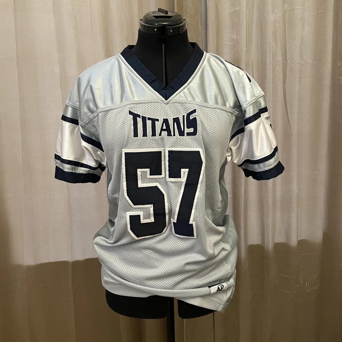 Ljusblå Jersey med tryck