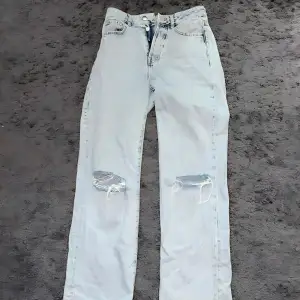 Blåa vida bik bok Jeans, stl waist 27 length 32🥰