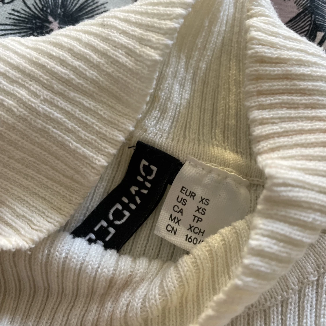 Vit vinter tröja  - 90