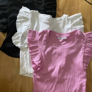 T-shirts  - Säljer dessa fina toppar från zara💕 1 för 100 eller alla för 250 kr💕💕