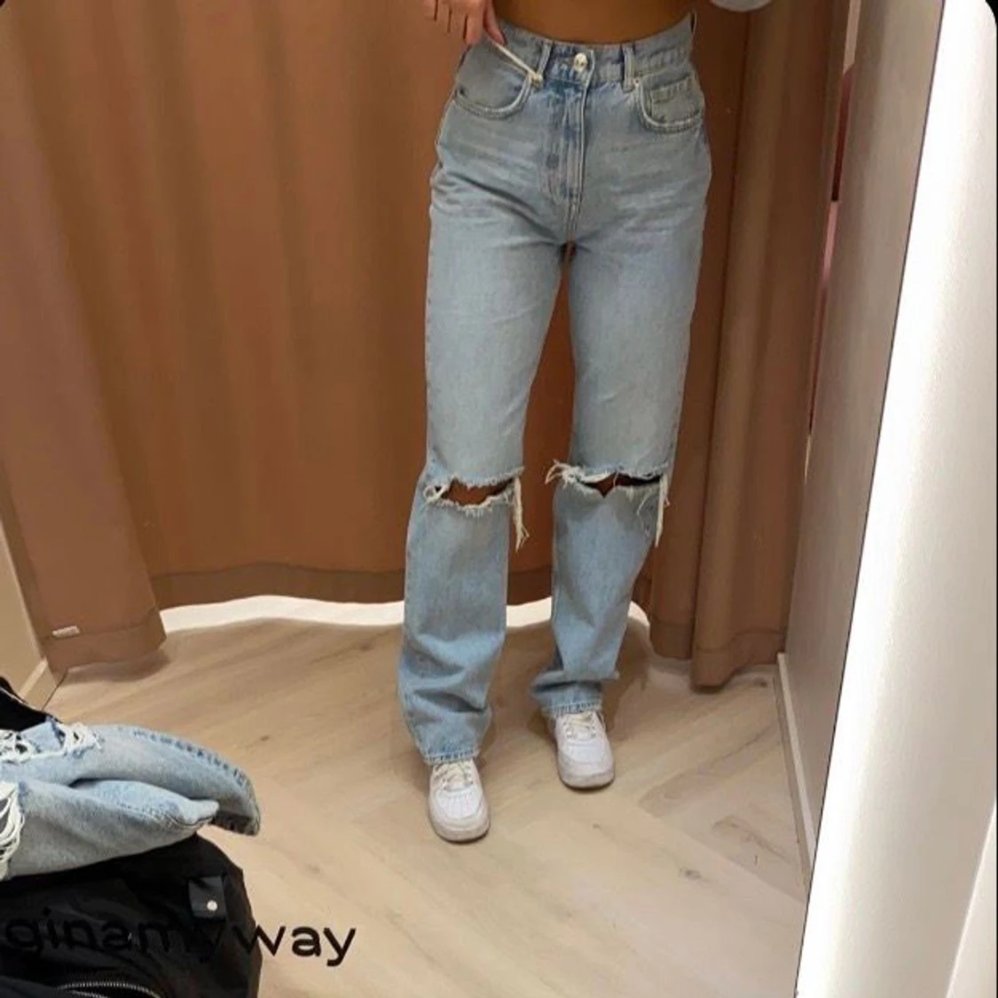 90’s high waist jeans  från gina 