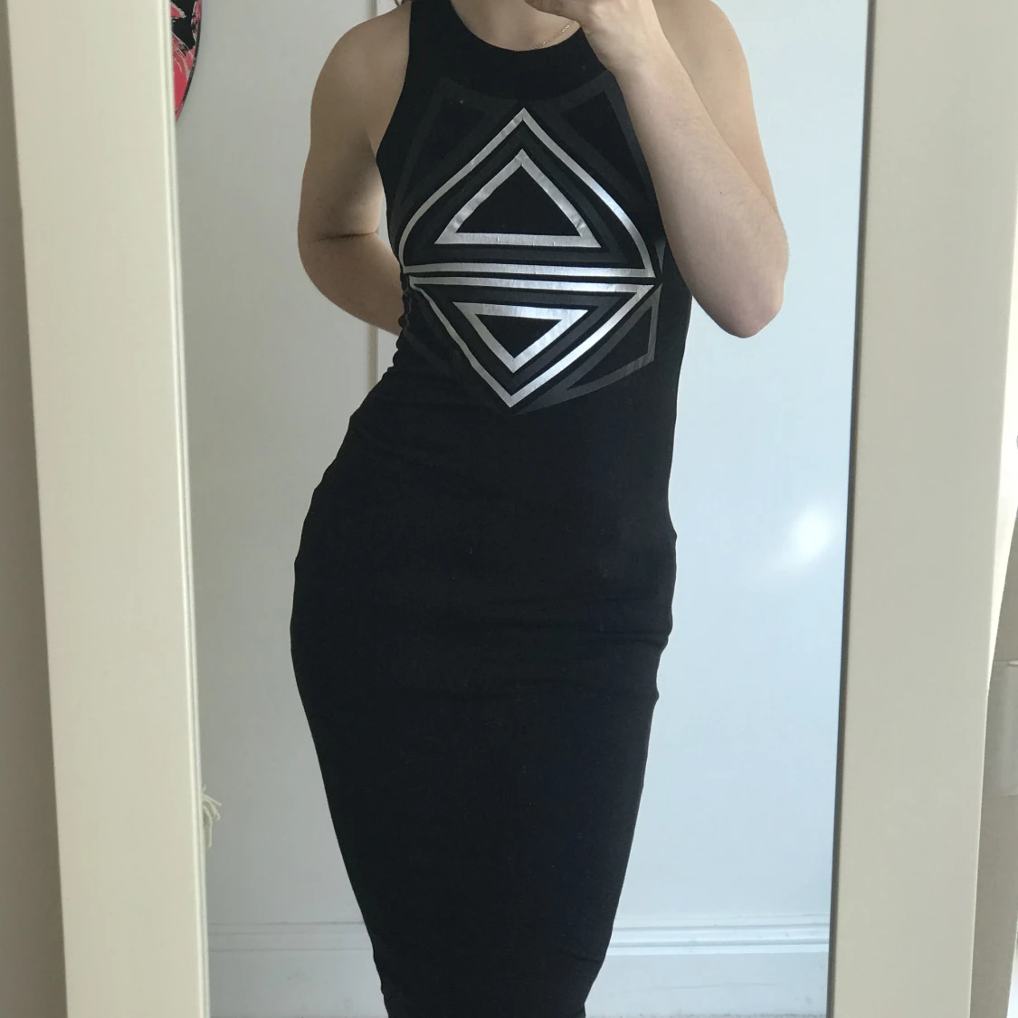 Svart klänning maxi midi 