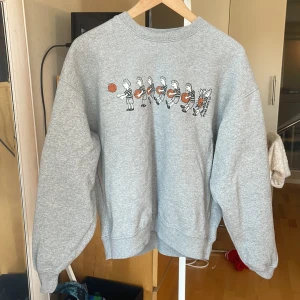 Sweater/sweatshirt - Grå sweater från junkyard (polar skate) storlek S💛