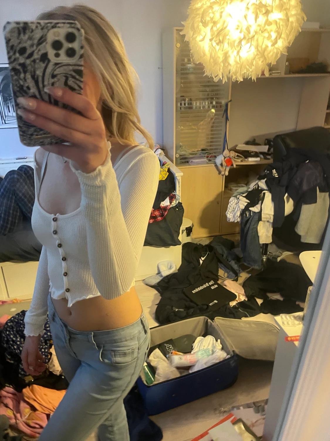 Luftig långärmad tröja