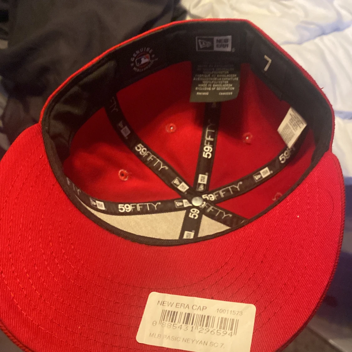 Röd New Era keps - 90