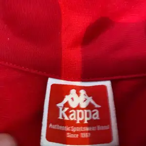 Vintage Röd kappa zip hoodie använd några gånger 