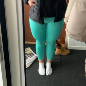 Icaniwill  - Tights från I can I will. Storlek L, små i storleken. Finns en reva bak, precis där sömmen brukar sitta på tights med söm. Ingen som märks när de används. 