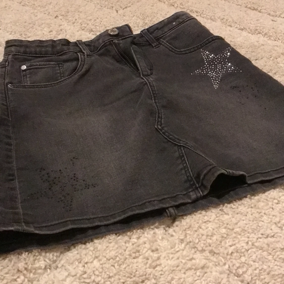 Jeans kjol med stjärnor - 91