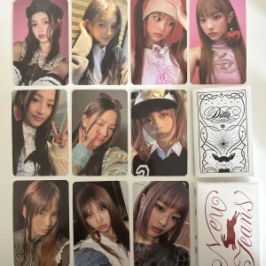 kpop pc - säljer min newjeans ditto weverse C ver!! 110kr för alla pcs utom minji<3 eller 30kr för båda pcs av en member<3 skriv till mig innan du köper! jag tar bara swish💗