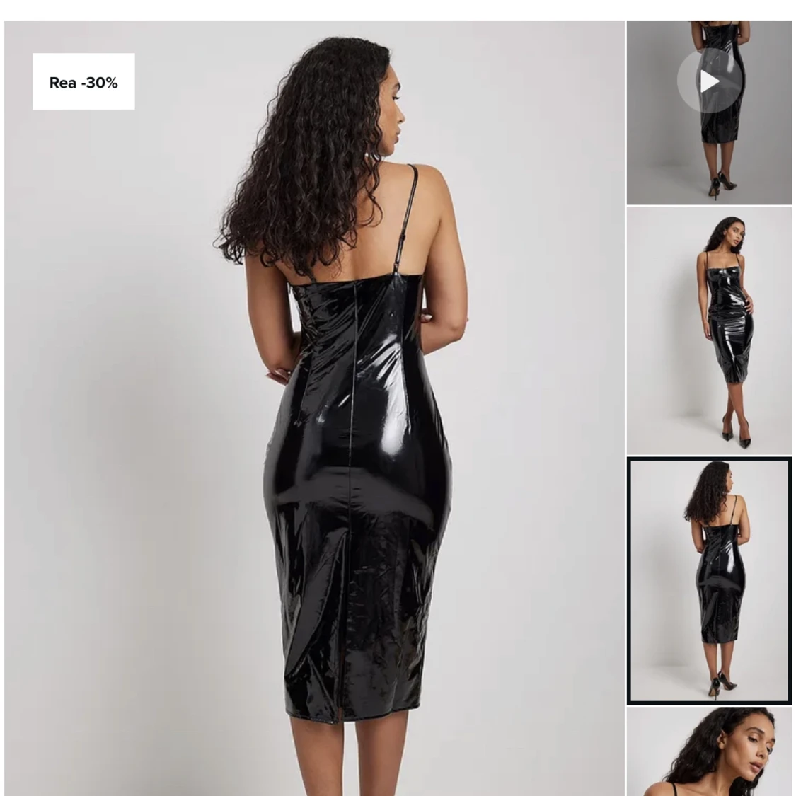 Svart miniklänning  - 91